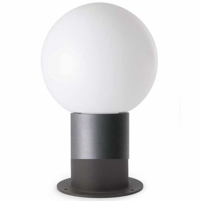 Sokkellamp Moon donkergrijs met witte kap 74434-74437 30cm hoog Spaans Design Faro