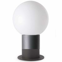 Sokkellamp Moon donkergrijs met witte kap 74434-74437 30cm hoog Spaans Design Faro