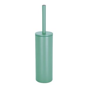 Spirella Luxe Toiletborstel in houder Cannes - salie groen - metaal - 40 x 9 cm - met binnenbak   -