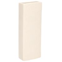 Waterverdamper - creme wit - keramiek - 400 ml - radiatorbak luchtbevochtiger - 7 x 18,5 cm