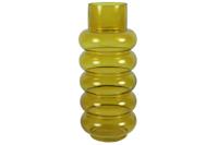 Vaas Nikky glas 15x15x35 cm geel Countryfield - Countryfield