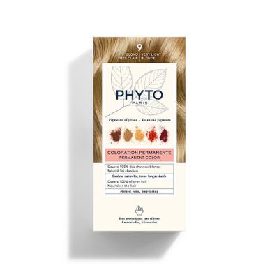 Phyto Color Permanente Haarkleuring Lichtblond 9