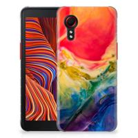 Smartphone hoesje Samsung Galaxy Xcover 5 Watercolor Dark