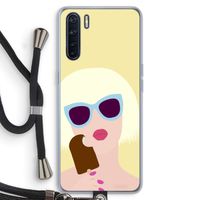 Ice cream: Oppo A91 Transparant Hoesje met koord
