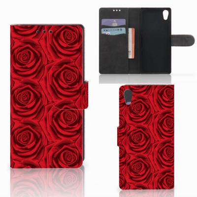 Sony Xperia XA1 Hoesje Red Roses Sony Xperia XA1 Hoesje Red Roses