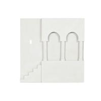Wanddecoratie Home ESPRIT Wit Scandi 80 x 6,5 x 80 cm