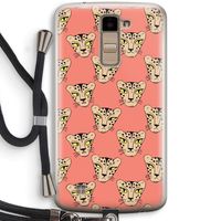 Tijger: LG K10 (2016) Transparant Hoesje met koord Tijger: LG K10 (2016) Transparant Hoesje met koord