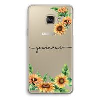 Zonnebloemen: Samsung A3 (2017) Transparant Hoesje