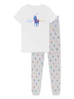 POLO RALPH LAUREN KIDS ensemble pantalon-haut à logo - Multicolore - thumbnail