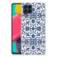 Samsung Galaxy M53 | TPU Case | Flower Blue