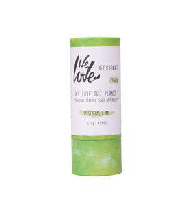 100% Natural deodorant stick luscious lime