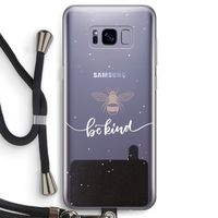 Be(e) kind: Samsung Galaxy S8 Transparant Hoesje met koord