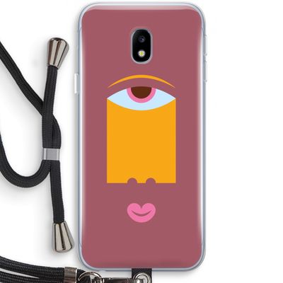 Mono V: Samsung Galaxy J3 (2017) Transparant Hoesje met koord