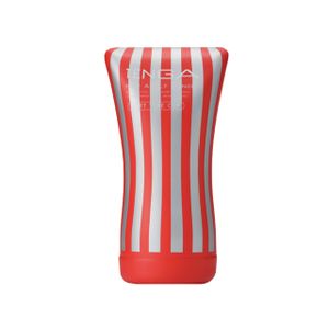 Tenga Soft Case Cup Mannelijke bevrediger Rood, Zilver, Wit Thermoplastische elastomeer (TPE)