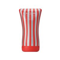 Tenga Soft Case Cup Mannelijke bevrediger Rood, Zilver, Wit Thermoplastische elastomeer (TPE)