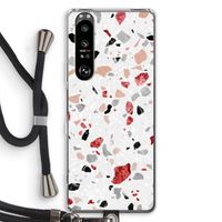 Terrazzo N°12: Sony Xperia 1 III Transparant Hoesje met koord Terrazzo N°12: Sony Xperia 1 III Transparant Hoesje met koord