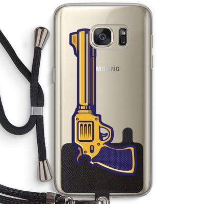 Pew Pew Pew: Samsung Galaxy S7 Transparant Hoesje met koord