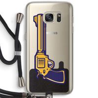 Pew Pew Pew: Samsung Galaxy S7 Transparant Hoesje met koord