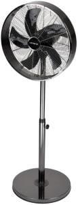 Statiefventilator 40cm draaiend 50W zilver - 8652585
