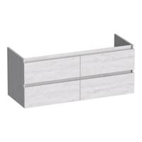 Brauer Joy - Onderkast - 120 cm - met 4 Softclose Lades Greeploos en 2 Sifon Uitsparingen - Forest Seashell