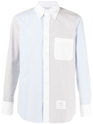 Thom Browne Gestreept overhemd - Blauw Thom Browne Gestreept overhemd - Blauw