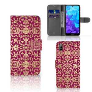 Wallet Case Huawei Y5 (2019) Barok Pink