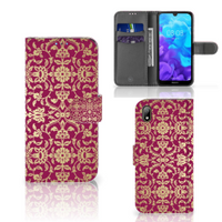 Wallet Case Huawei Y5 (2019) Barok Pink - thumbnail