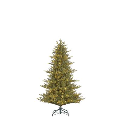 Kunstkerstboom Meran groen H155 x dia. 102 cm met 168 LED warm wit - Black box