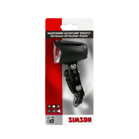 Simson Voorlicht brightly naafdynamo led 70 lux zwart
