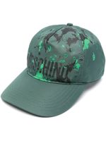 Moschino casquette à logo imprimé - Vert