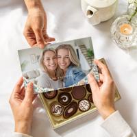 Gepersonaliseerde giftbox met Lindt pralines Classic - 125 gram