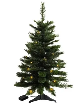 Own Tree Siberian verlichte tafelmodel kunstkerstboom groen 90cm