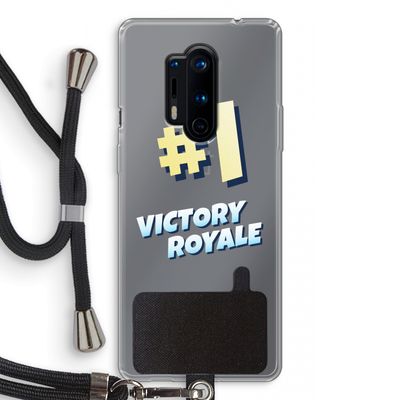 Victory Royale: OnePlus 8 Pro Transparant Hoesje met koord