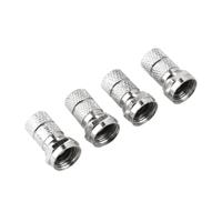 Hama F Plug Profi Line 6.8Mm 4Pcs