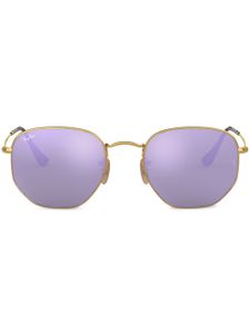 Ray-Ban lunettes de soleil à monture hexagonale - Violet