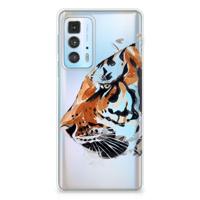 Smartphone hoesje Motorola Edge 20 Pro Watercolor Tiger