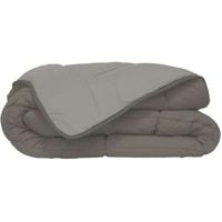 Dekbed microfiber 400 g / m² CALGARY Taupe & linnen 240x260cm