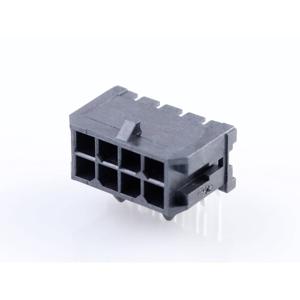 Molex 430450802 Male header, inbouw (standaard) Totaal aantal polen: 8 Rastermaat: 3 mm Inhoud: 1 stuk(s) Tray