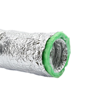 Geïsoleerde flexibele slang - Ø180mm - 1 meter - aluminium