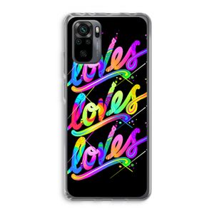 Loves: Xiaomi Redmi Note 10 Pro Transparant Hoesje