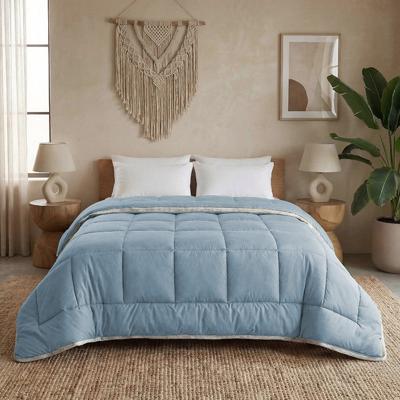 Sale: -41% | Wasbaar Lazy Dekbed Zonder Overtrek - Zonder Overtrek - 3D Air - Blauw - Dekbed-Discounter.nl