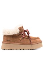 UGG bottines Funkarra Cabin en peau lainée - Marron - thumbnail