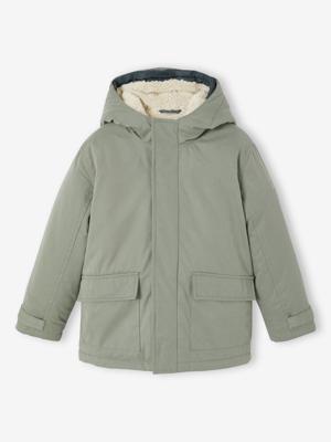 3-in-1-parka voor baby met afneembaar vest korstmos