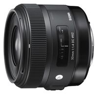 Sigma 30mm F1.4 DC HSM | Art SLR Standaardlens Zwart - thumbnail