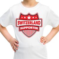 Zwitserland  / Switzerland supporter shirt wit voor kinderen XL (158-164)  -