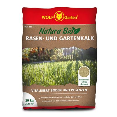Wolf Garten Natura Bio Gazon-/tuinkalk 10KG RG-K 200 - 3836555