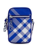 Burberry Kids sac à bandoulière en serge à motif Nova Check - Bleu