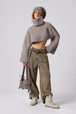 PACK CROP TRUI EN MUTS - BLACK - U