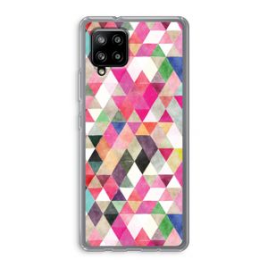 Gekleurde driehoekjes: Samsung Galaxy A42 5G Transparant Hoesje