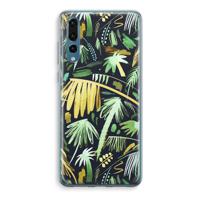 Tropical Palms Dark: Huawei P20 Pro Transparant Hoesje